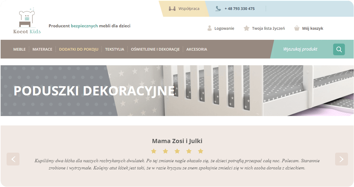 Kocot Kids online store homepage-store-Kocot-kids