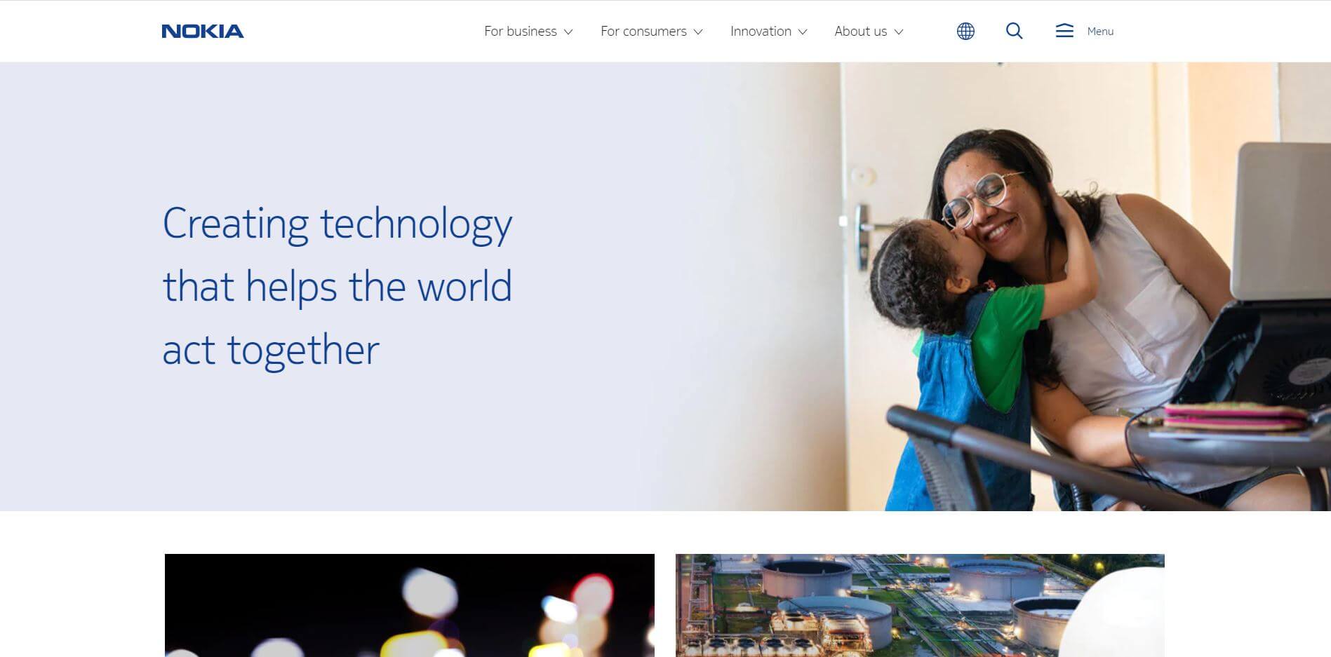 Nokia's website on Drupal