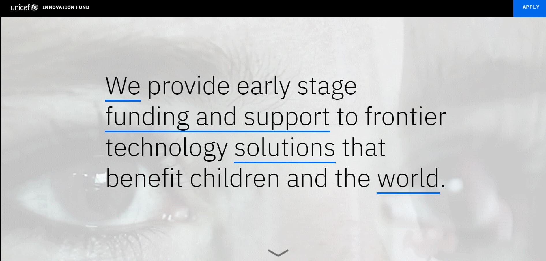 UNICEF's website on Drupal